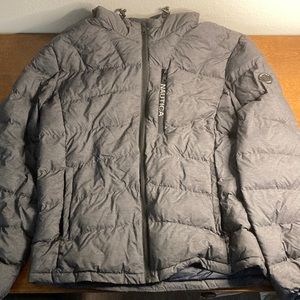 Grey Nautica Puffer Coat